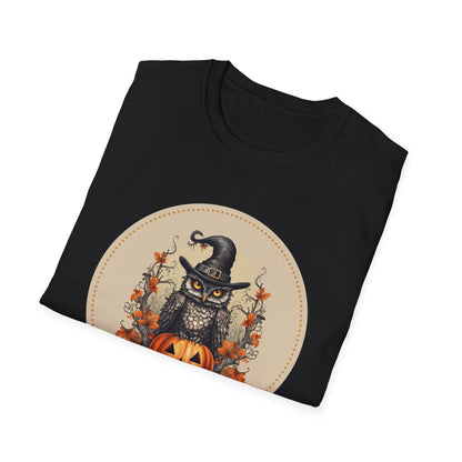 Halloween Owl Unisex Graphic T-Shirt