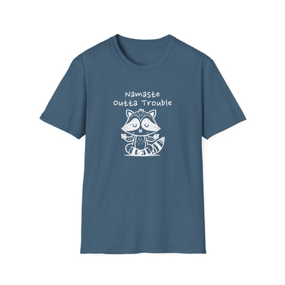 Namaste Outta Trouble Unisex Graphic T-Shirt