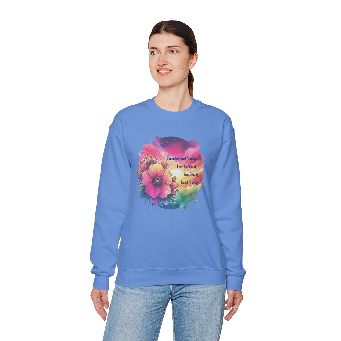 Bloom Without Apology Unisex Crewneck Sweatshirt