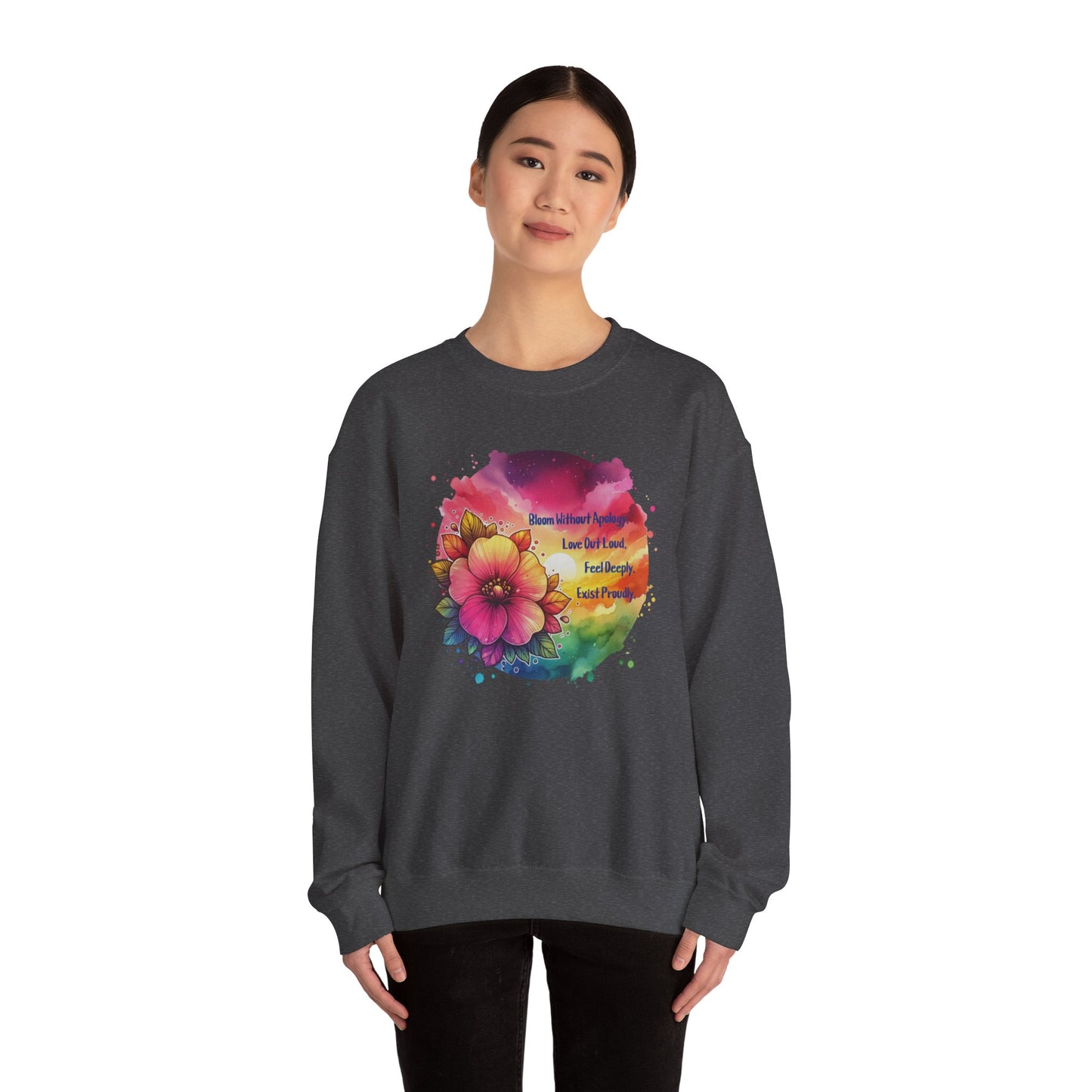 Bloom Without Apology Unisex Crewneck Sweatshirt