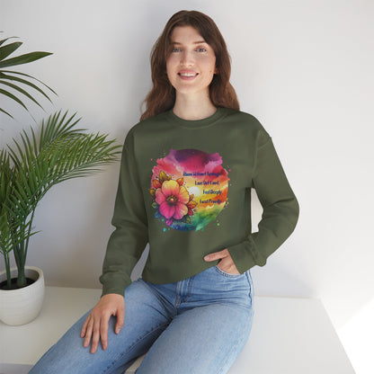 Bloom Without Apology Unisex Crewneck Sweatshirt