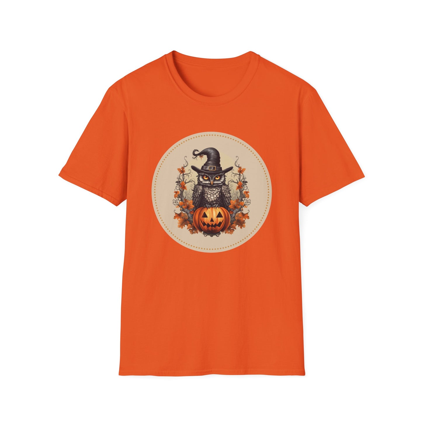 Halloween Owl Unisex Graphic T-Shirt