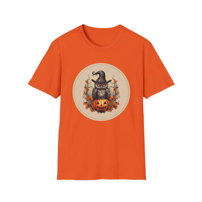 Halloween Owl Unisex Graphic T-Shirt