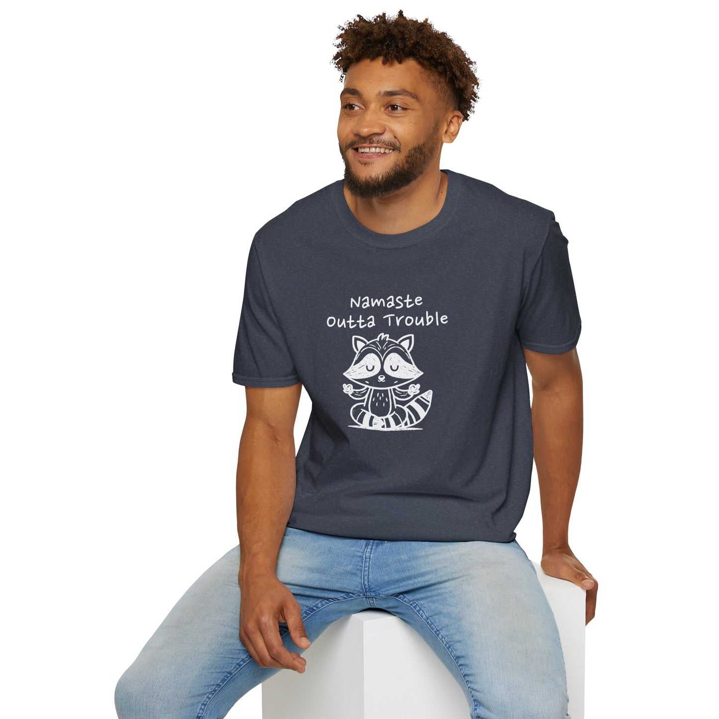 Namaste Outta Trouble Unisex Graphic T-Shirt