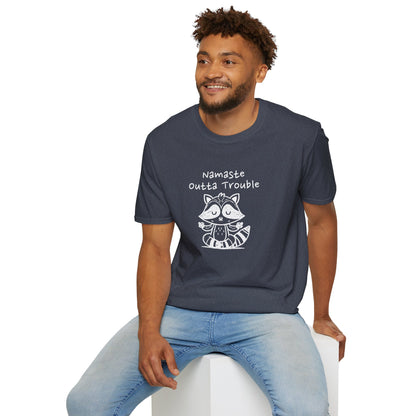 Namaste Outta Trouble Unisex Graphic T-Shirt