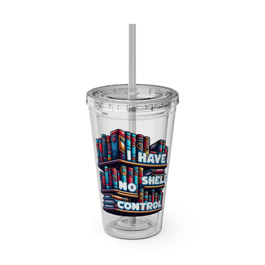 No Shelf Control 16oz Insulated Tumbler with Straw