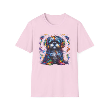 Colorful Shih Tzu Unisex Graphic T-Shirt