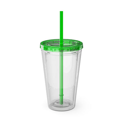 Bloom Without Apology 16oz. Insulated Tumbler with Straw