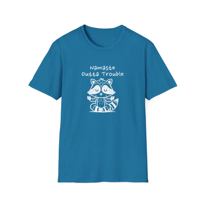 Namaste Outta Trouble Unisex Graphic T-Shirt