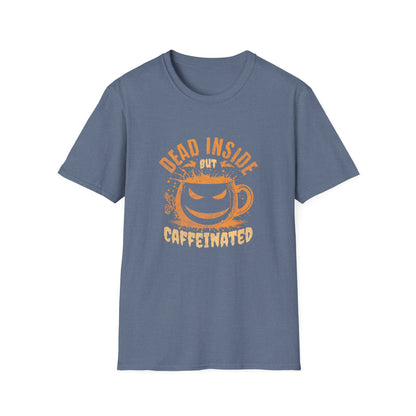 Dead Inside But Caffeinated Unisex Graphic T-Shirt