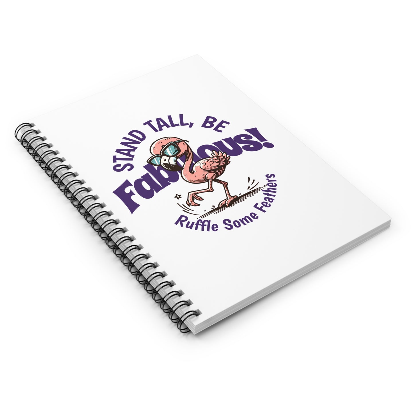 Fabulous Flamingo Spiral Journal Notebook