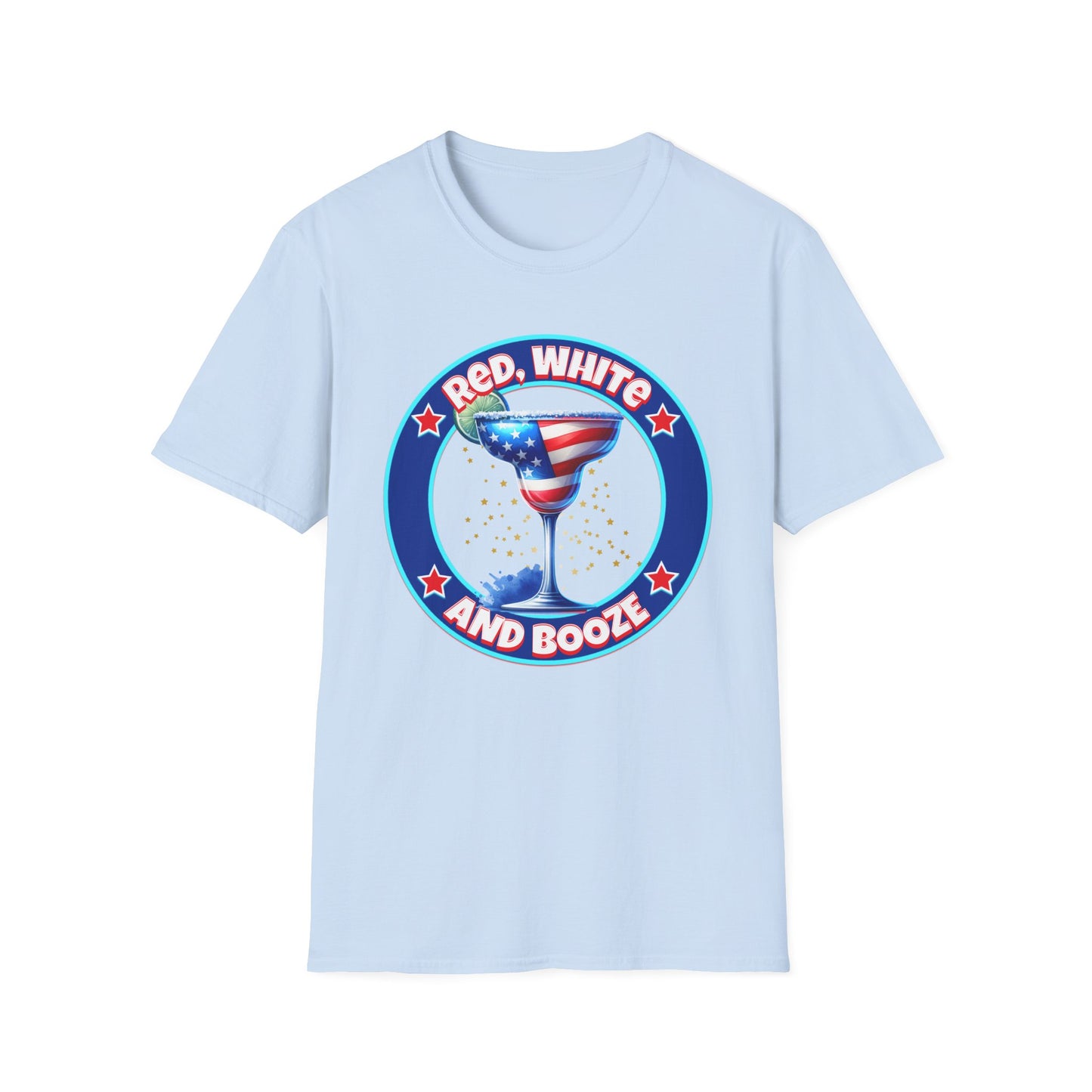 Red, White and Booze Unisex Graphic T-Shirt