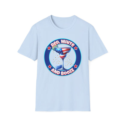 Red, White and Booze Unisex Graphic T-Shirt