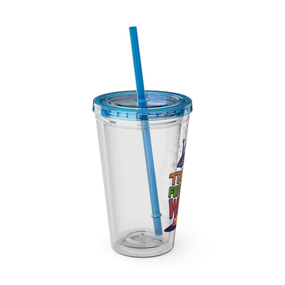 Too Gay for This World 16oz. Insulated Tumbler with Straw