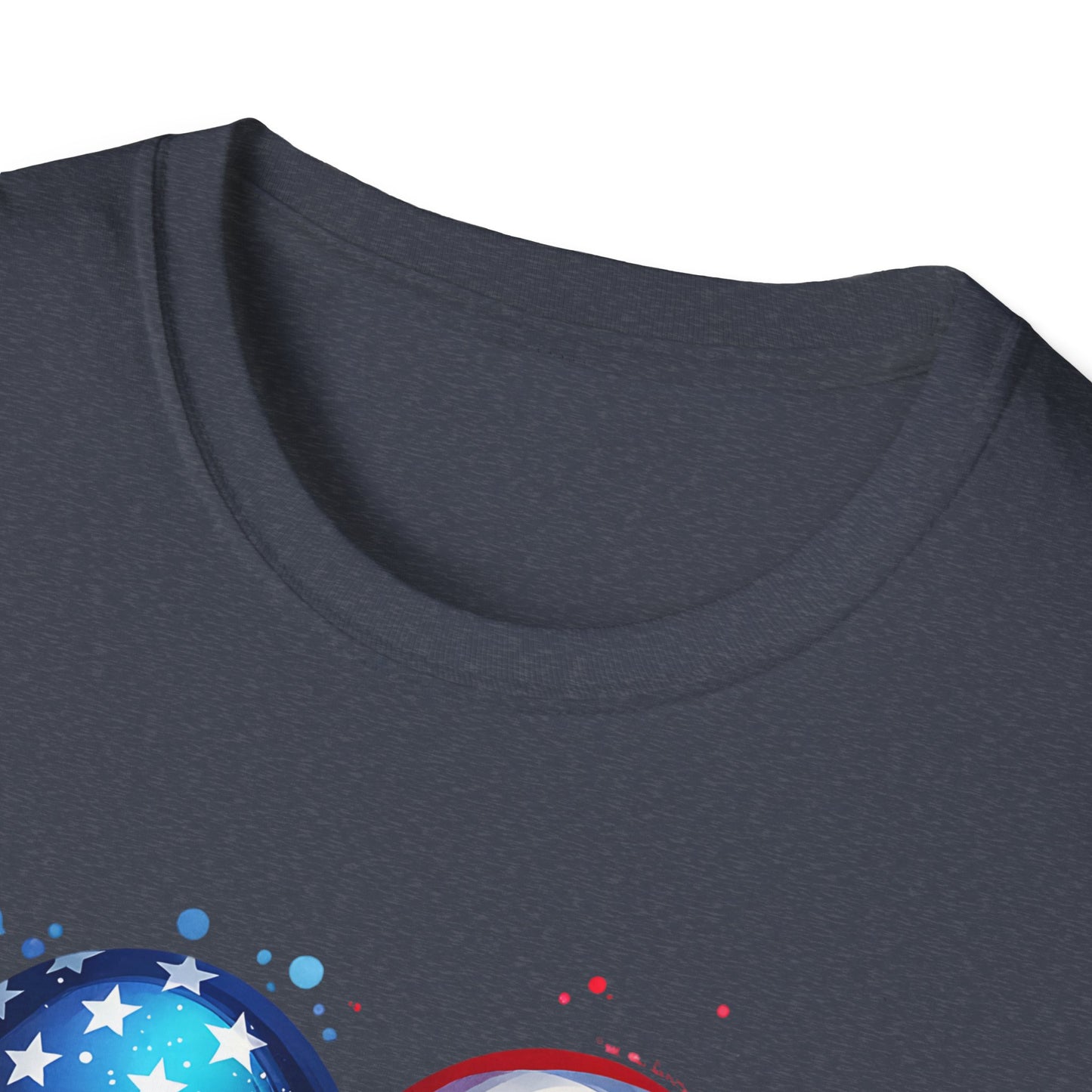 All American Heart Patriotic Unisex Graphic T-Shirt