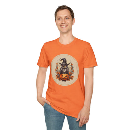 Halloween Owl Unisex Graphic T-Shirt