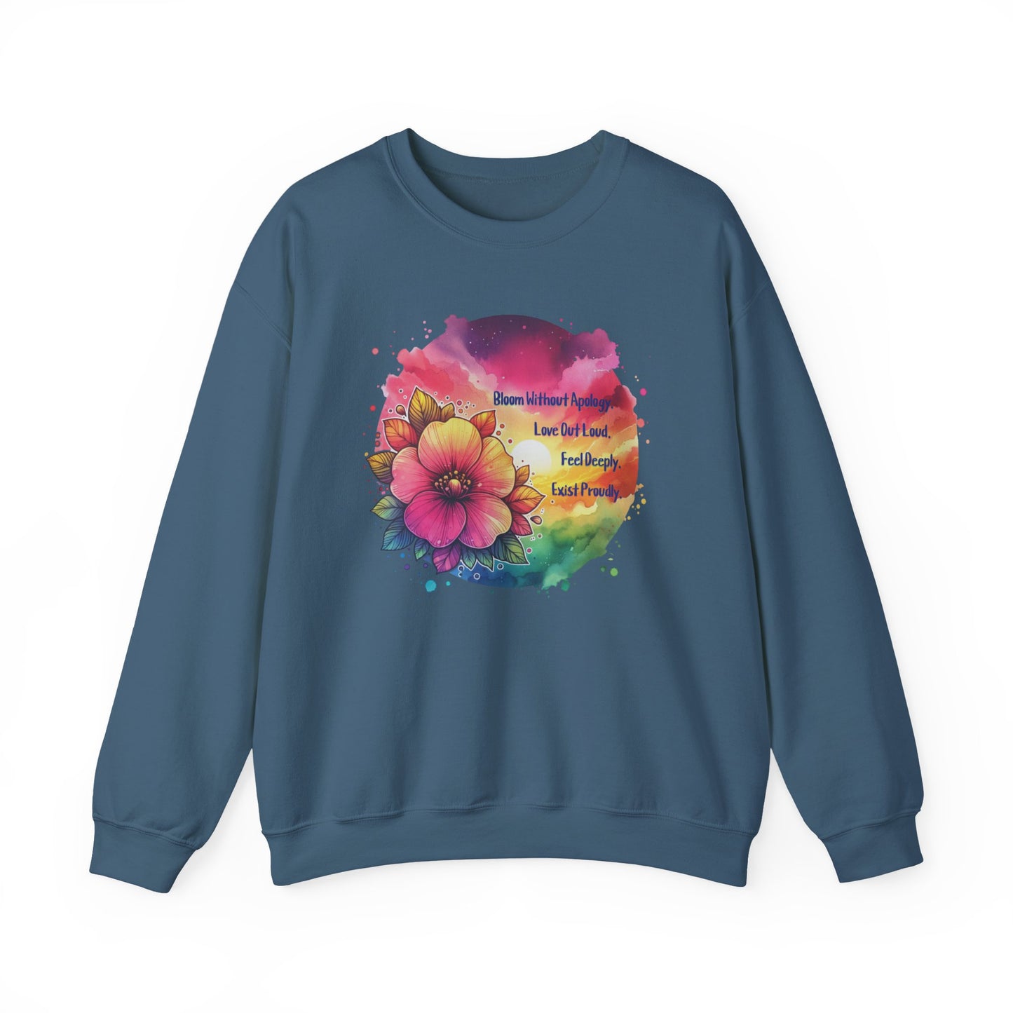 Bloom Without Apology Unisex Crewneck Sweatshirt