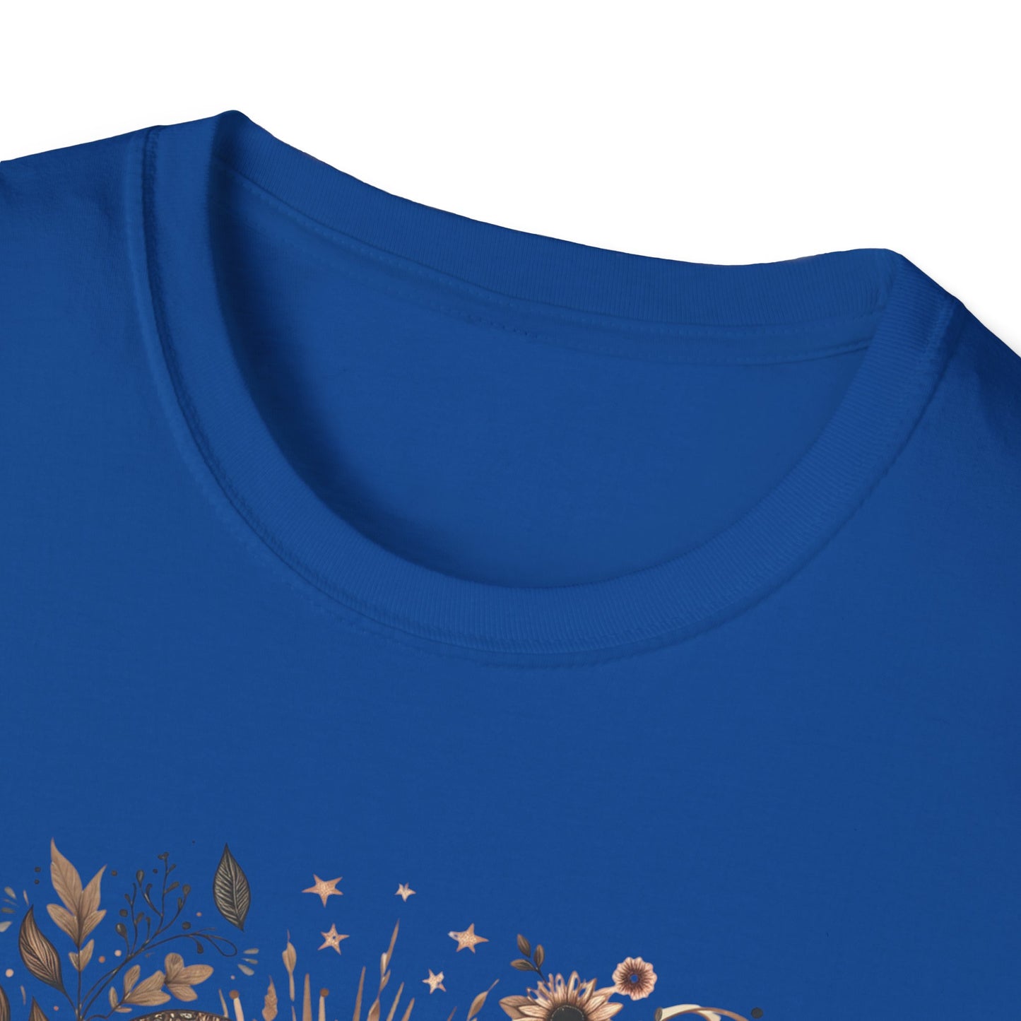 Boho Floral Moon Unisex Graphic T-Shirt
