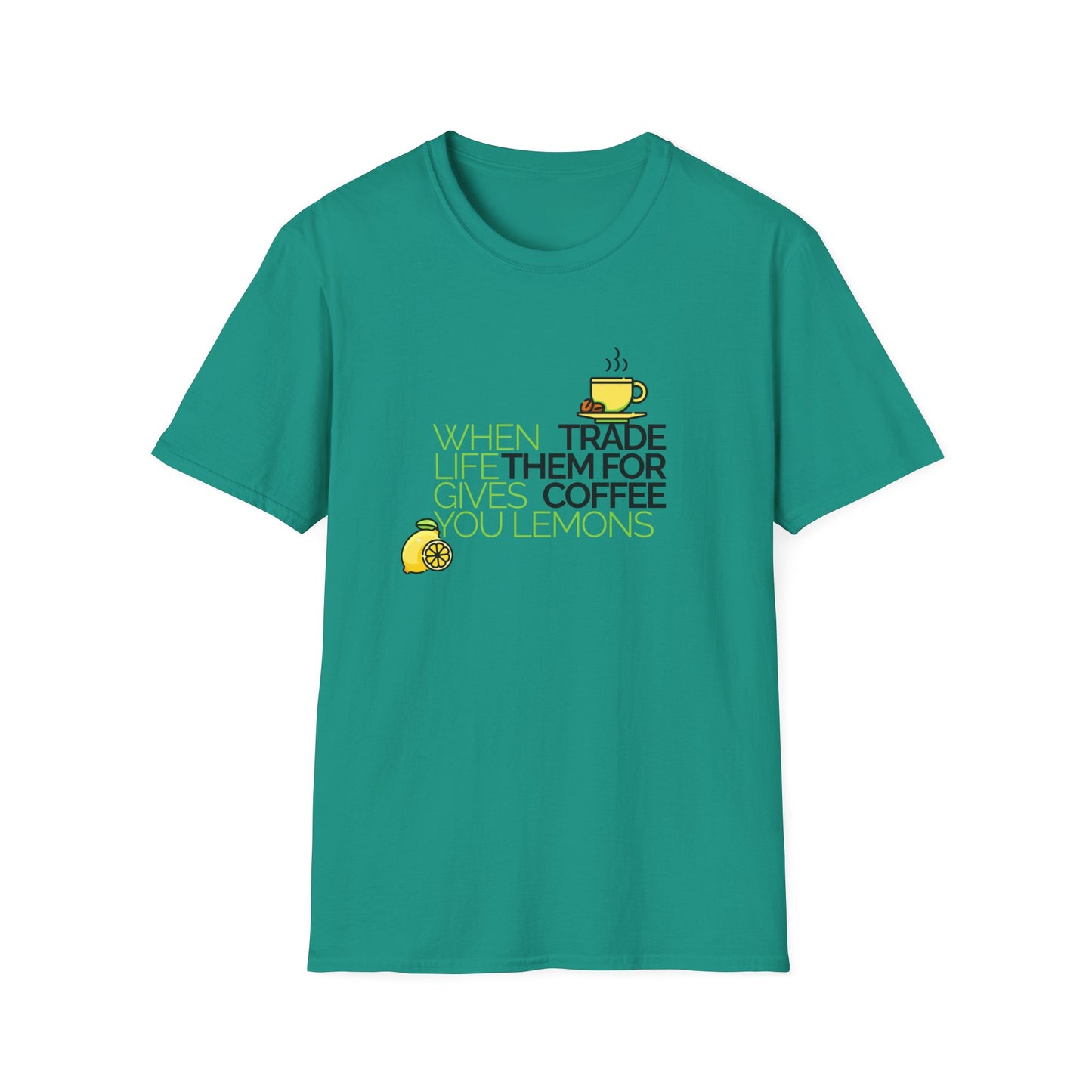 Trade Lemons for Coffee Unisex Graphic T-Shirt