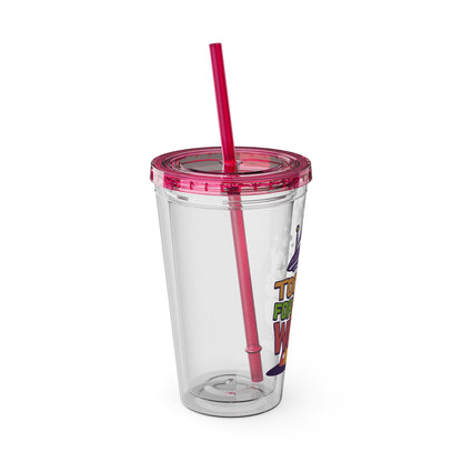 Too Gay for This World 16oz. Insulated Tumbler with Straw