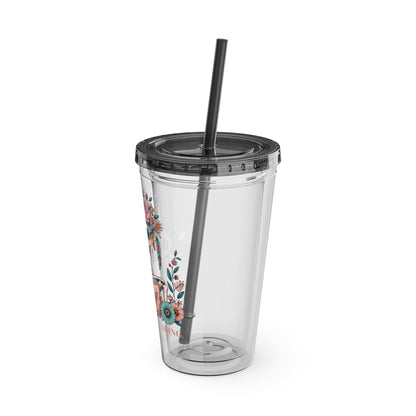 F*ck Off I'm Reading 16oz Tumbler Cup with Straw