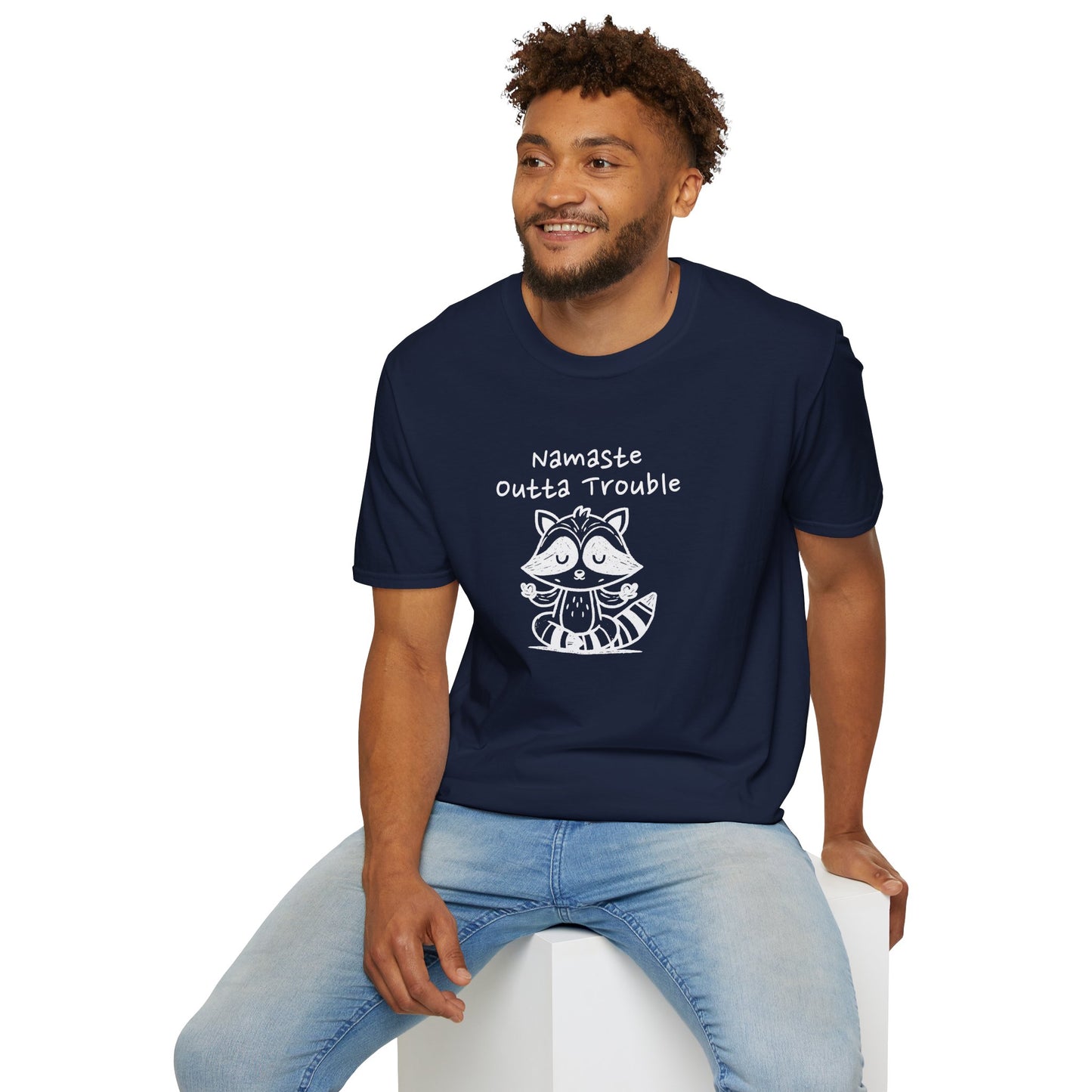 Namaste Outta Trouble Unisex Graphic T-Shirt