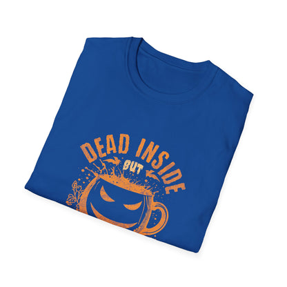 Dead Inside But Caffeinated Unisex Graphic T-Shirt