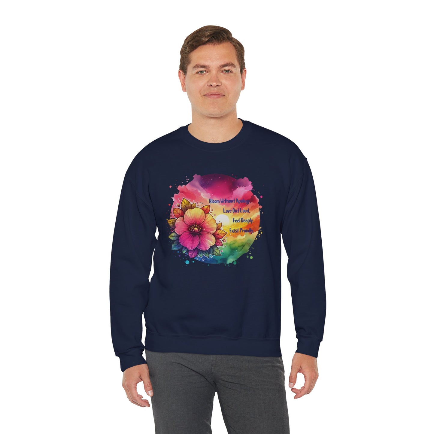 Bloom Without Apology Unisex Crewneck Sweatshirt