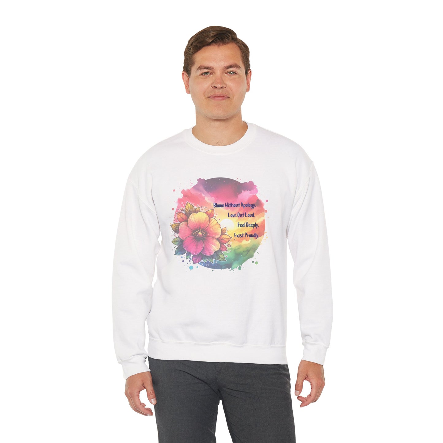 Bloom Without Apology Unisex Crewneck Sweatshirt