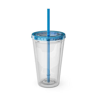 Chicken Mama 16oz Insulated Tumbler with Straw