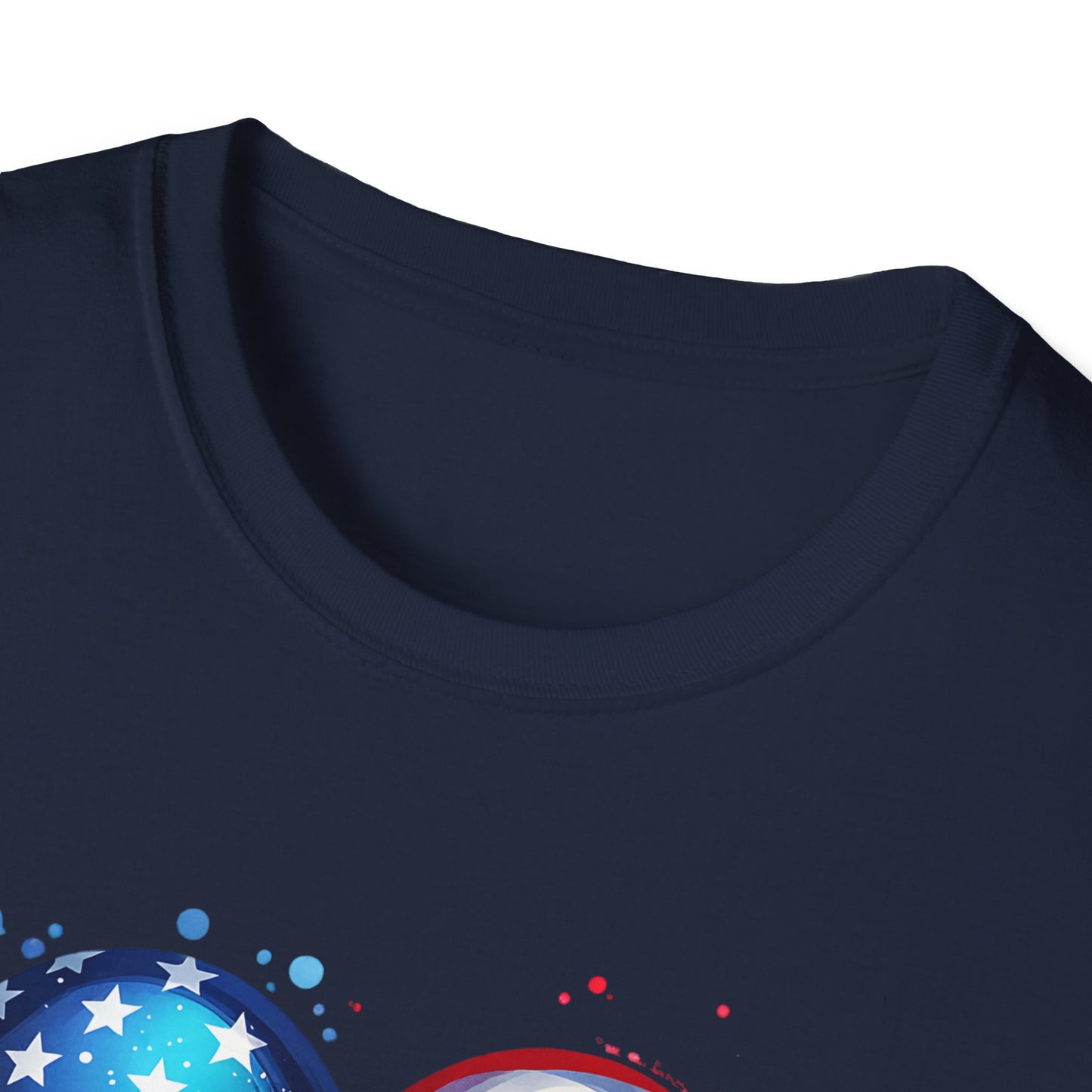 All American Heart Patriotic Unisex Graphic T-Shirt