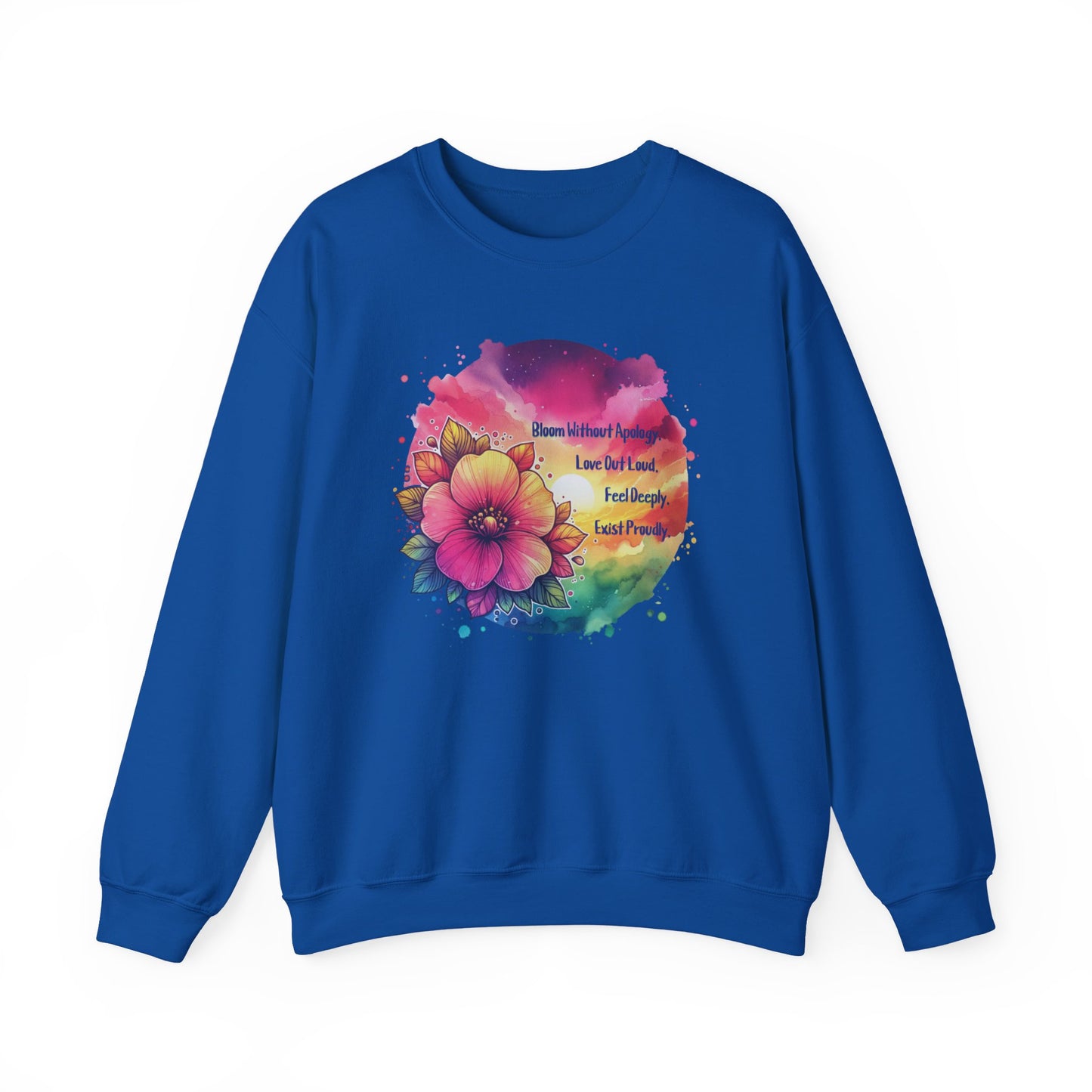 Bloom Without Apology Unisex Crewneck Sweatshirt