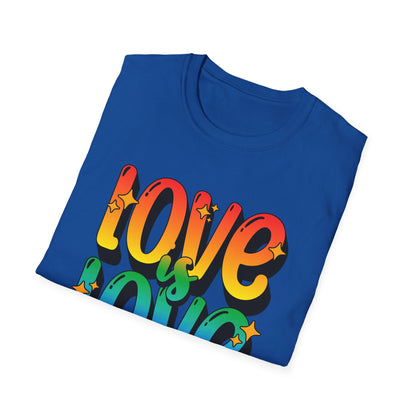 Love is Love Rainbow Unisex Graphic T-Shirt