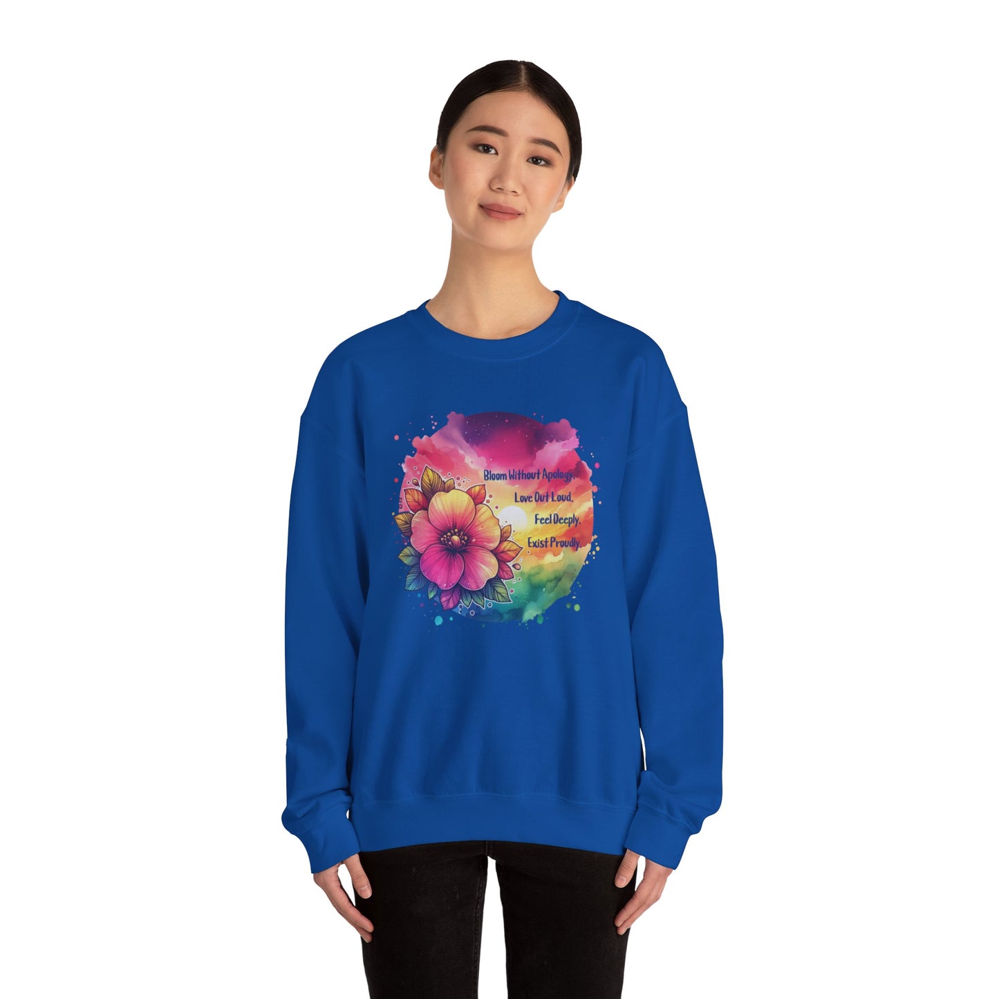 Bloom Without Apology Unisex Crewneck Sweatshirt