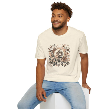 Boho Floral Moon Unisex Graphic T-Shirt