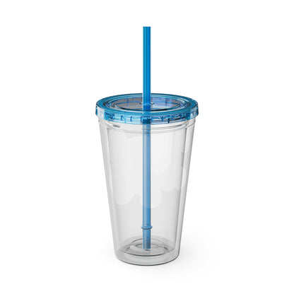 Love Wins 16oz. Insulated Tumbler with Straw