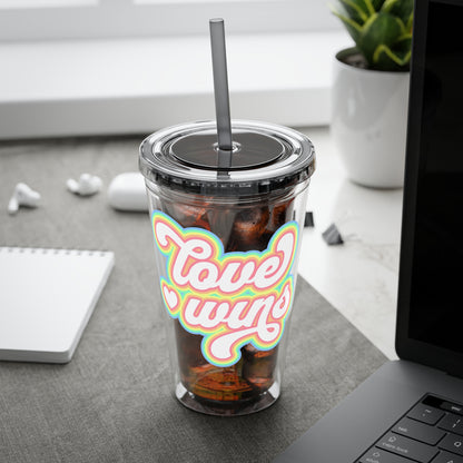 Love Wins 16oz. Insulated Tumbler with Straw