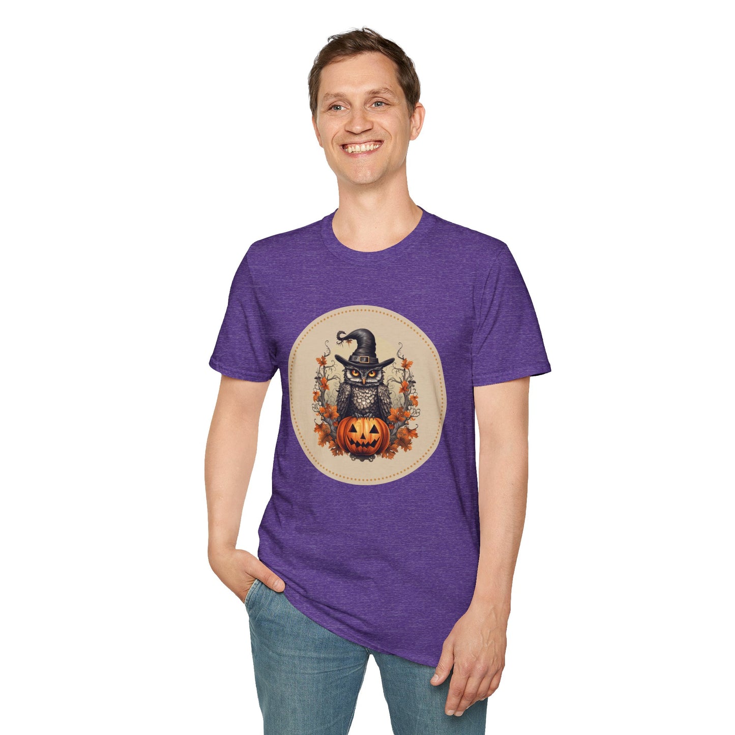 Halloween Owl Unisex Graphic T-Shirt