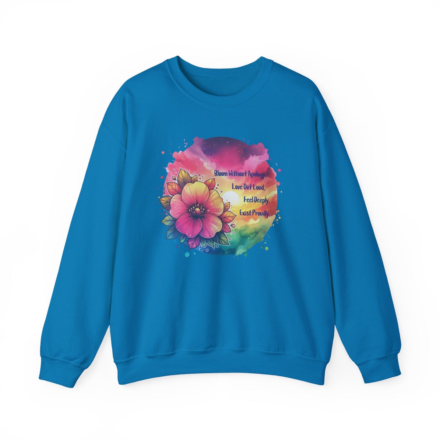 Bloom Without Apology Unisex Crewneck Sweatshirt