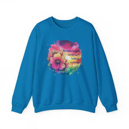 Bloom Without Apology Unisex Crewneck Sweatshirt