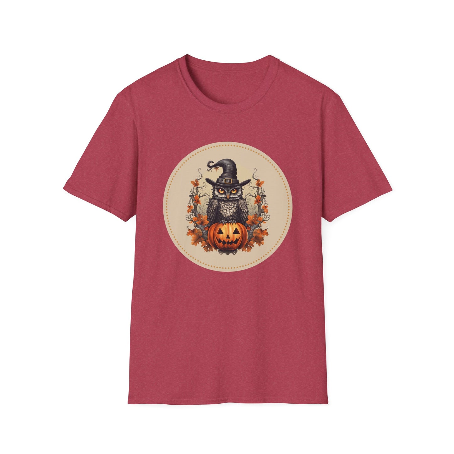 Halloween Owl Unisex Graphic T-Shirt