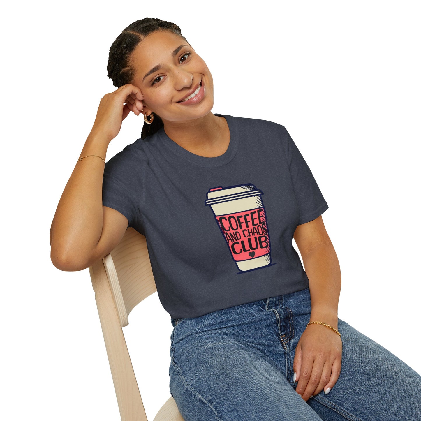 Coffee and Chaos Club Unisex T-Shirt