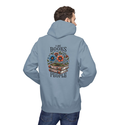 Books More Than People Unisex Hooded Sweatshirt