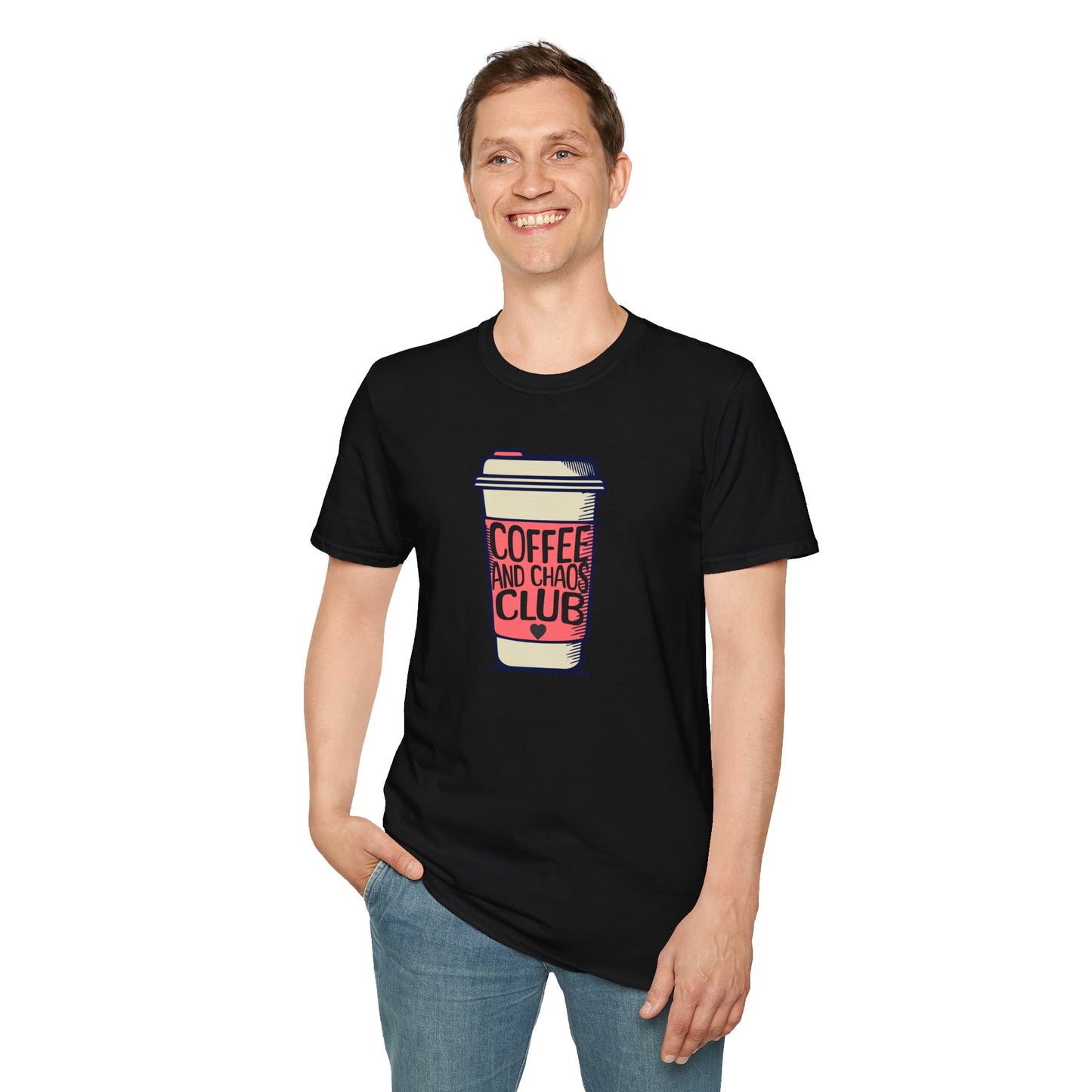 Coffee and Chaos Club Unisex T-Shirt