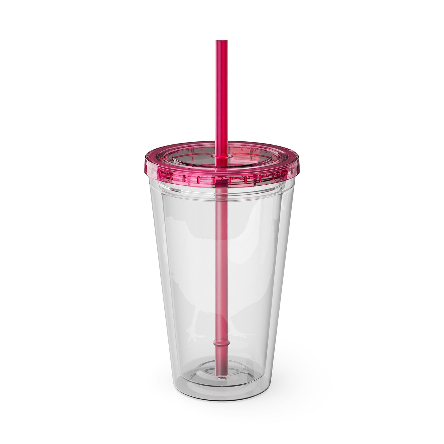 Chicken Mama 16oz Insulated Tumbler with Straw