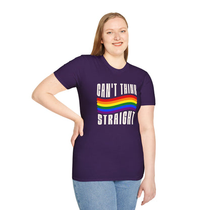 Can't Think Straight Unisex Graphic T-Shirt