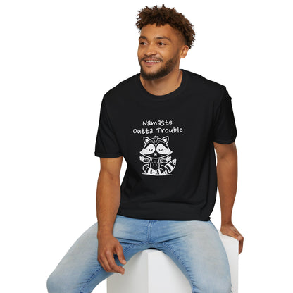 Namaste Outta Trouble Unisex Graphic T-Shirt