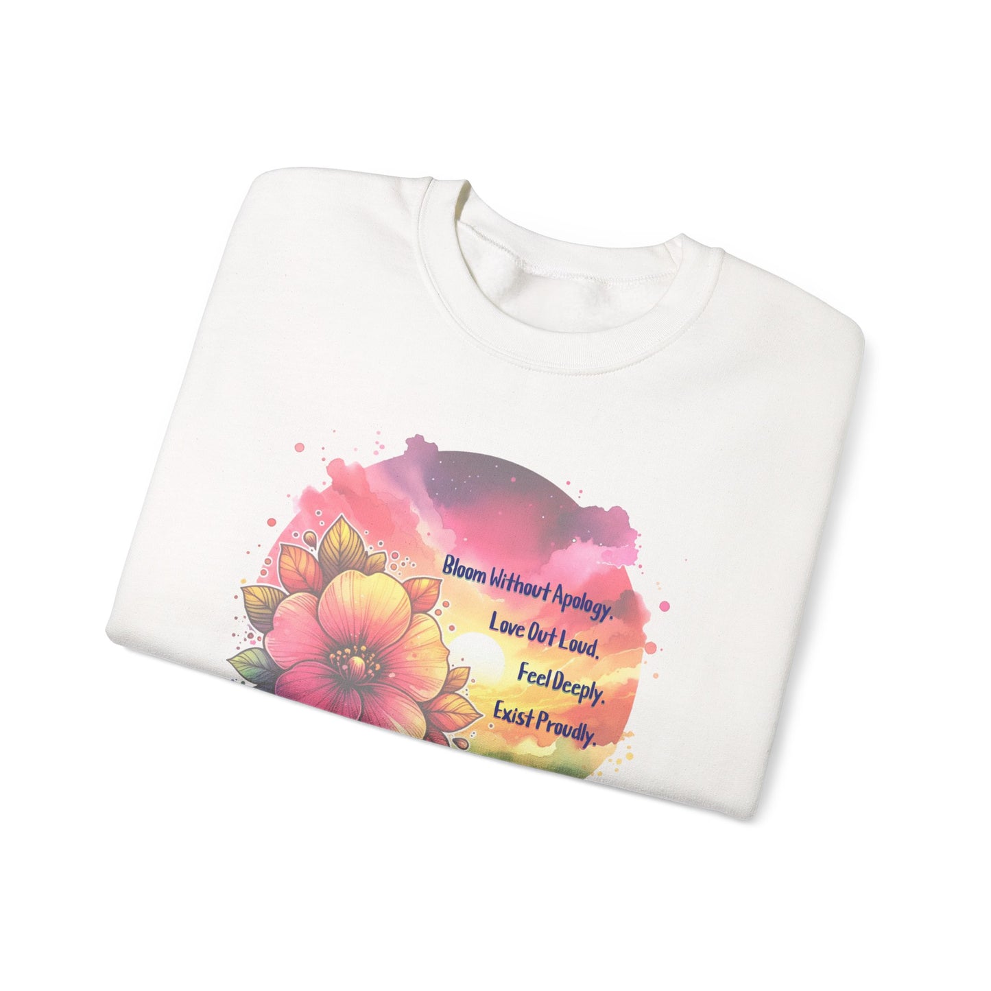Bloom Without Apology Unisex Crewneck Sweatshirt