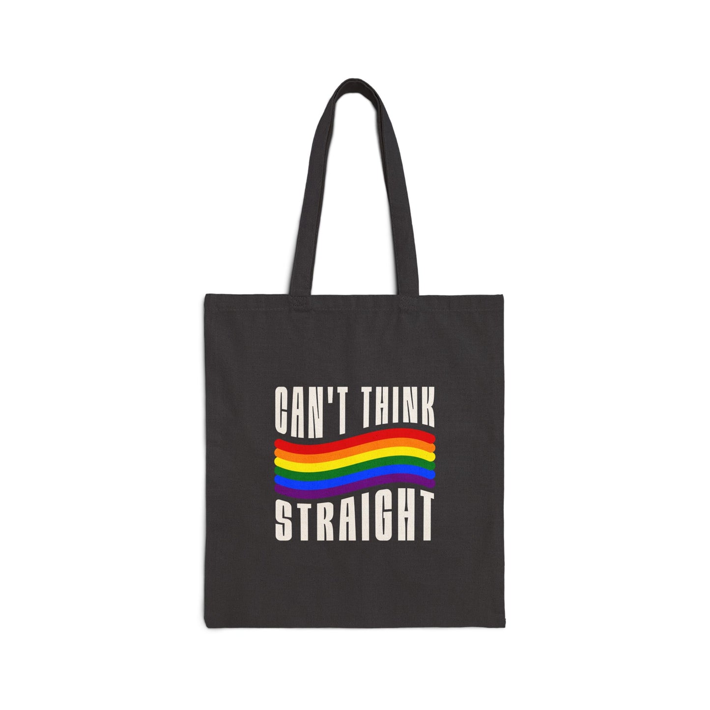 Can't Think Straight Cotton Canvas Tote Bag