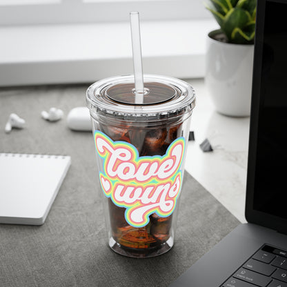 Love Wins 16oz. Insulated Tumbler with Straw